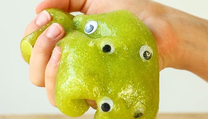 Green Multi-Eyed Monster Slime