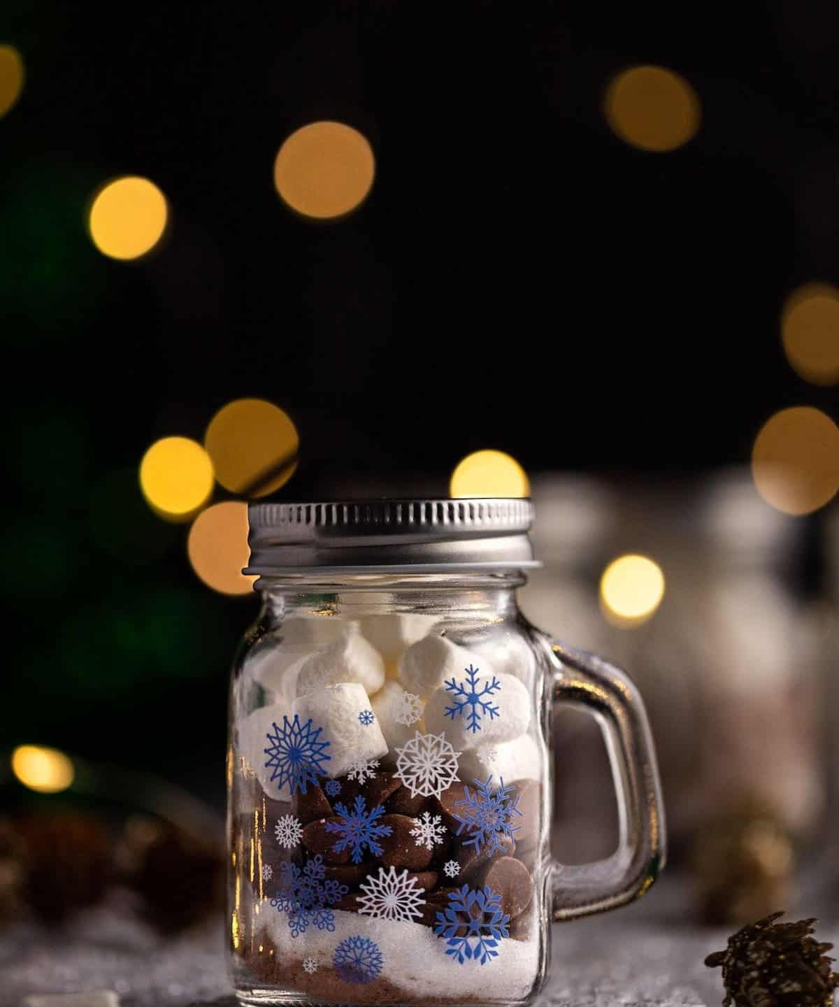 Hot Chocolate Mason Jar Mix