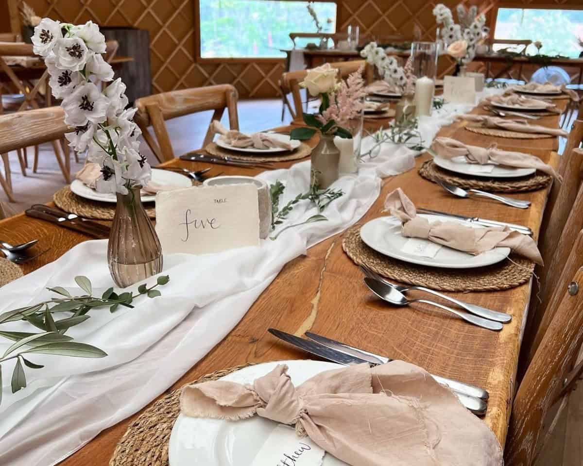 Boho Rustic Table Setting