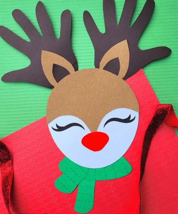 Reindeer Handprint Craft