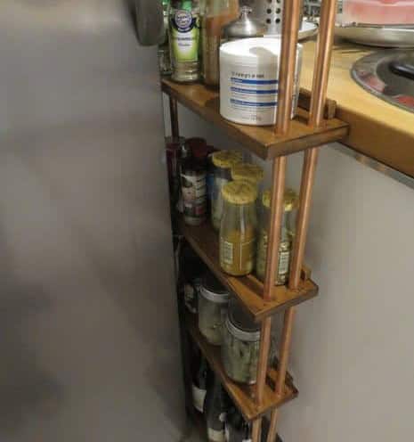 Narrow Rolling Kitchen Cart