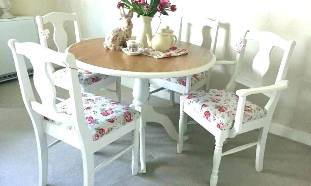 Dining Chairs with Floral Design