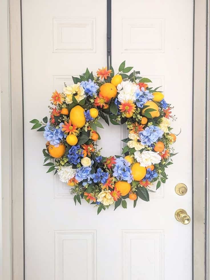 LEMON AND ORANGE WREATH