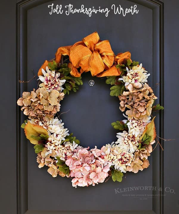 Fall Thanksgiving Wreath