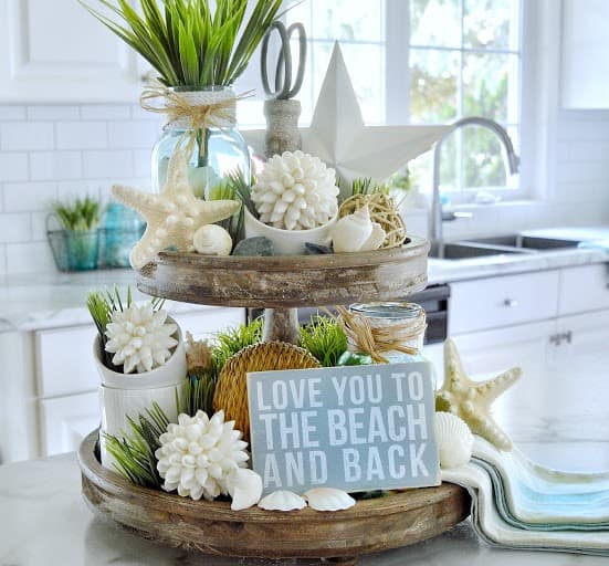 Summer Tiered Tray