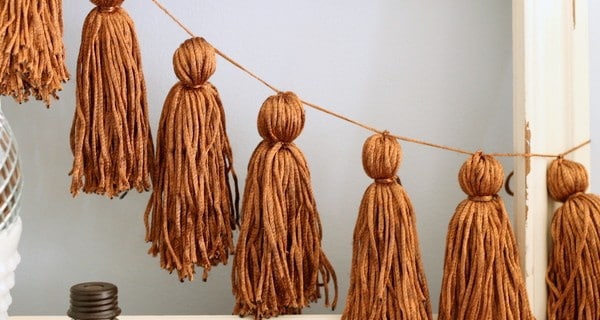 Yarn Tassel Garland