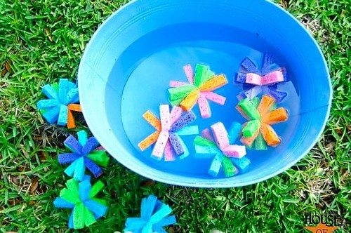 Water Bombs Made of Sponge