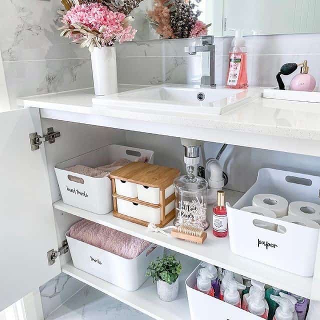 Bathroom Cabinet-Under-The-Sink Organizer