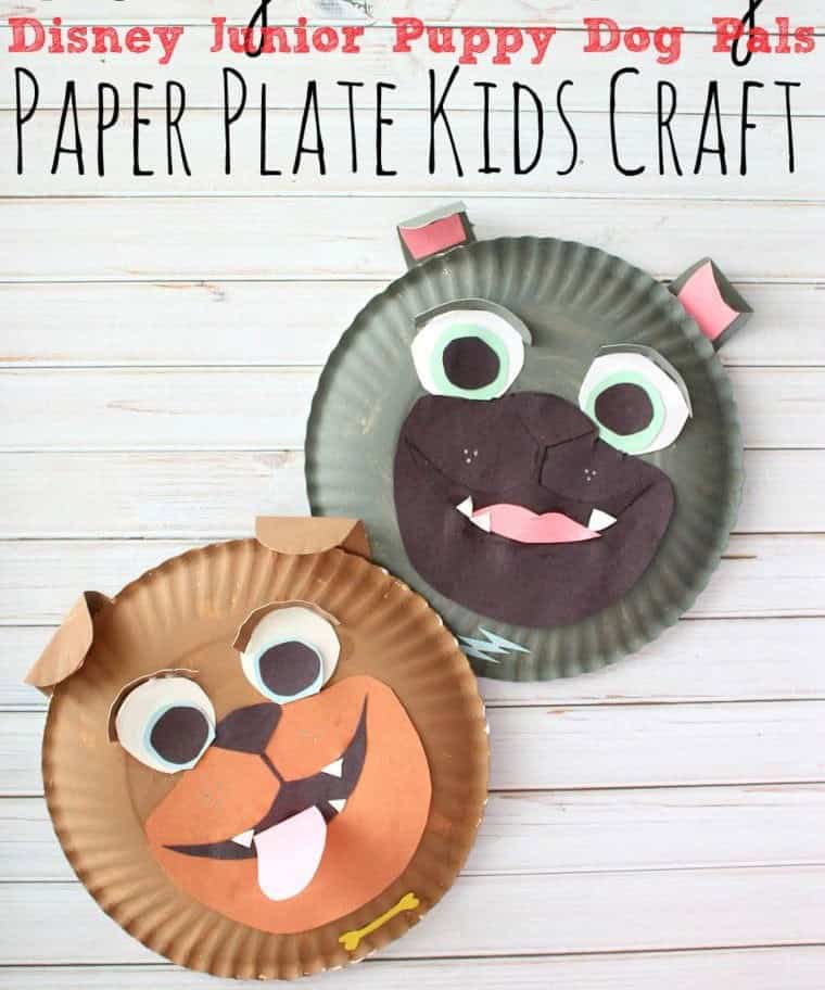 Rolly and Bingo Paper Plate Craft