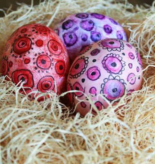 Watercolored Easter Eggs