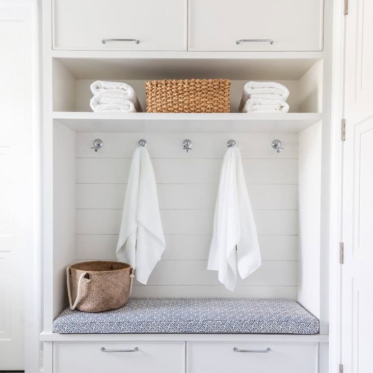 Master Bathroom Drying Area