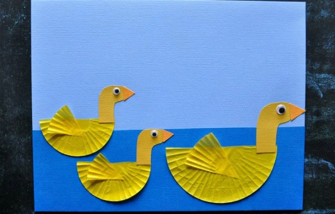 Cupcake Liner Duckies