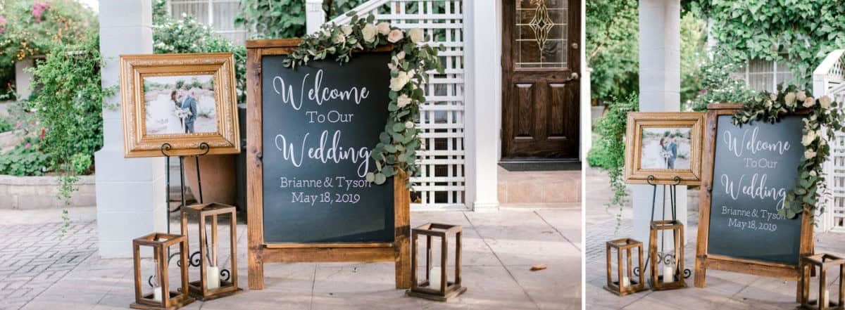 Wedding Sign Board