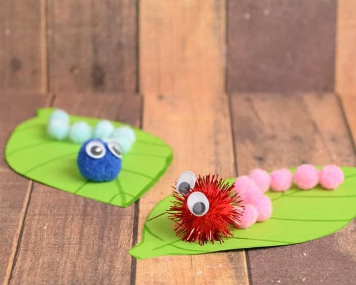 Pom Pom Caterpillars