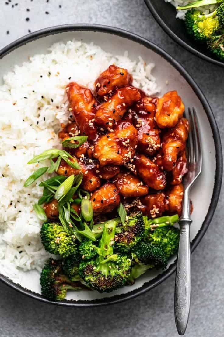 STICKY SESAME CHICKEN