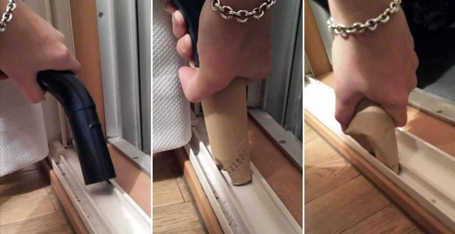 Use Cardboard Rolls for Tight Spots