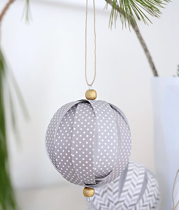 Paper Lantern Ball Ornaments