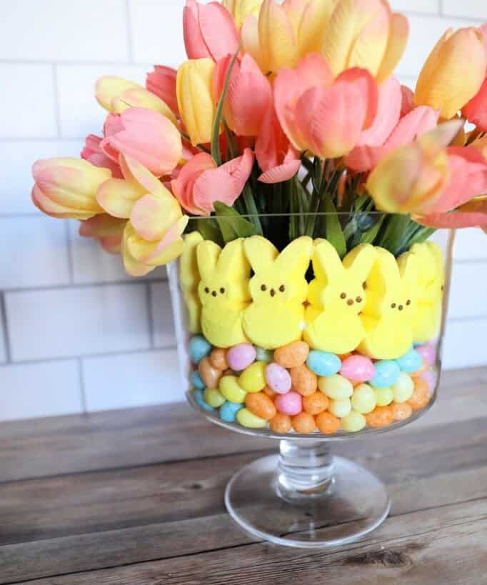 Trifle Bowl Easter Centerpiece