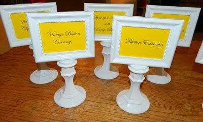 DIY Table Signs