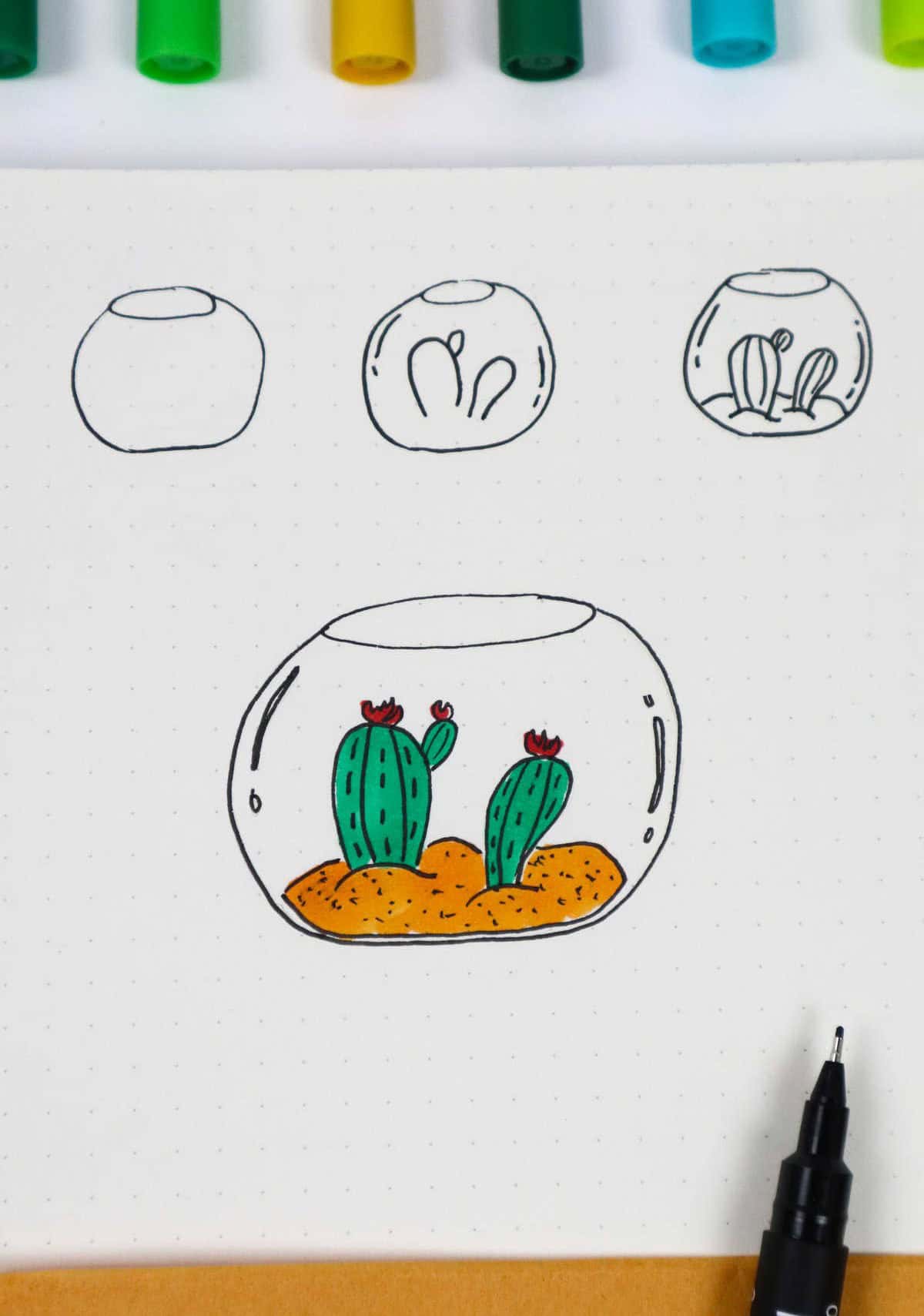 Cactus In A Bowl