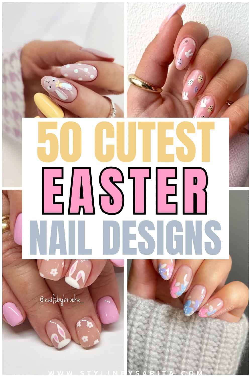 45+ BEST EASTER NAIL IDEAS FOR AN EGG-CELLENT MANI