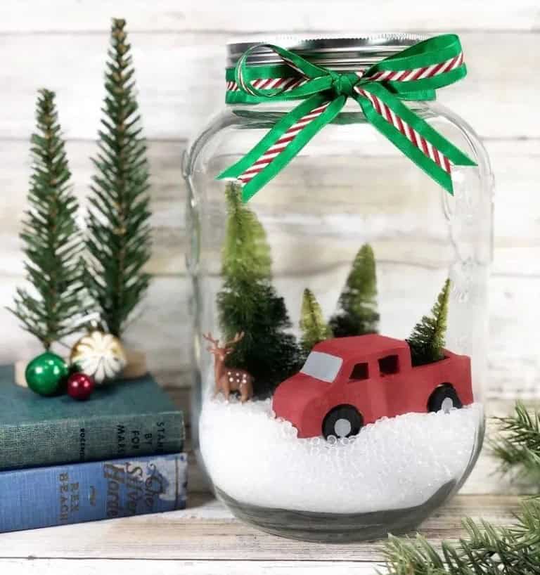 Christmas Truck Snow Globe