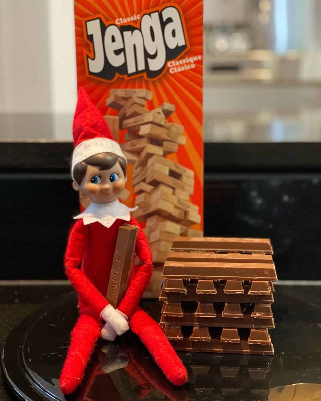 ELF AND KIT-KAT JENGA