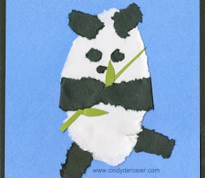 Torn Paper Panda