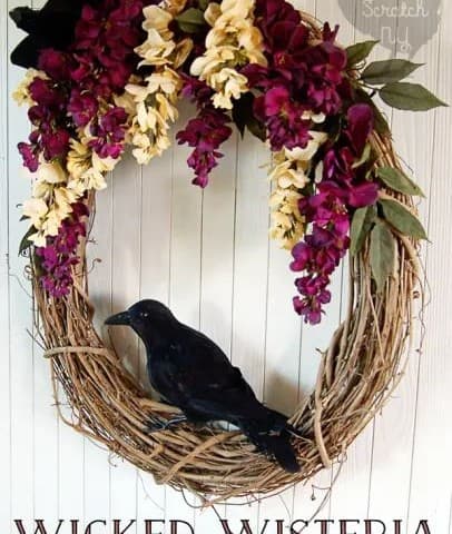 Wicked Wisteria Wreath