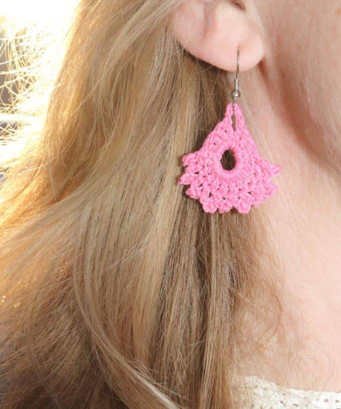 Easy Crocheted Earrings