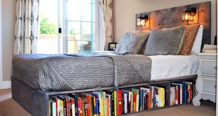 Bed Bookshelf