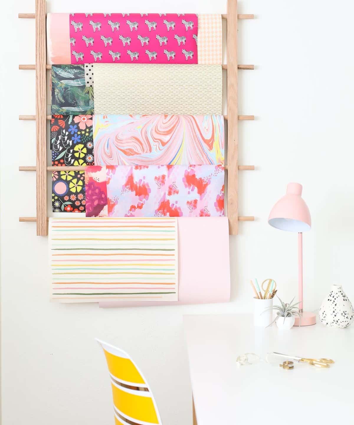 Wrapping Paper Organizer