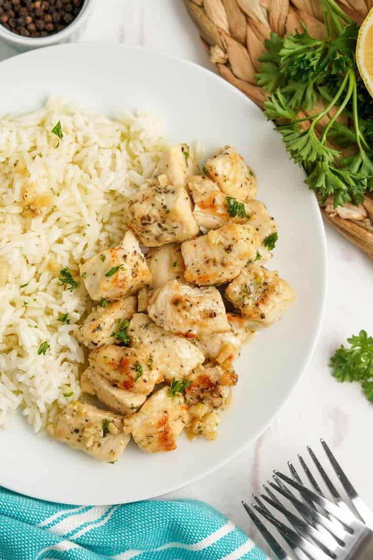 GARLIC BUTTER CHICKEN BITES