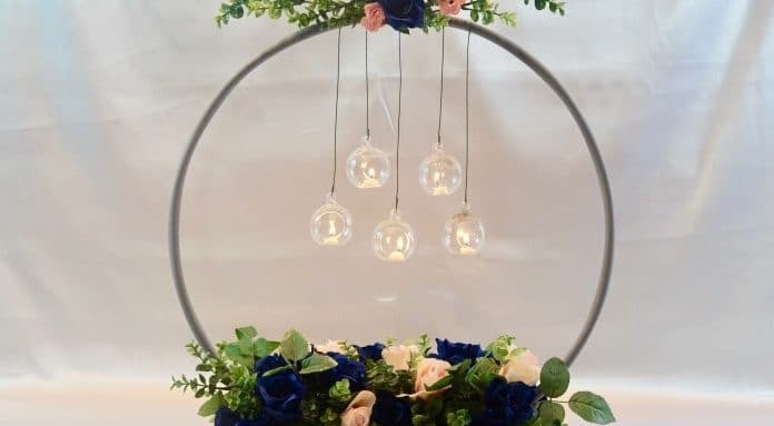 Hoop Chandelier Centrepiece