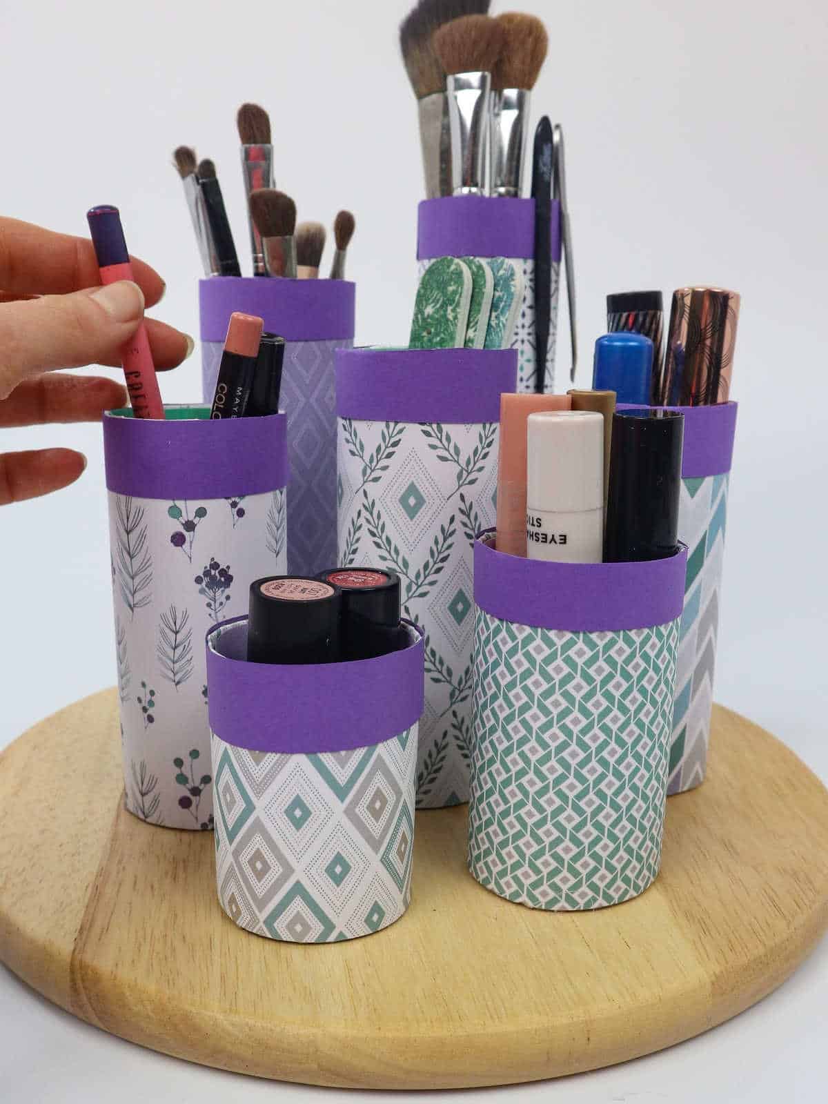 DIY Makeup Organizer (Step-by-Step Tutorial)