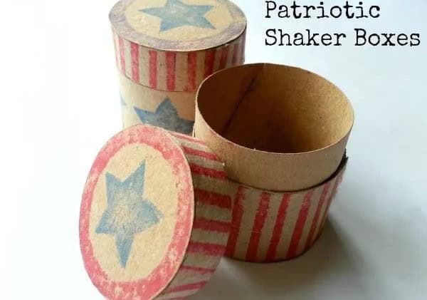 4th of July Shaker Boxes