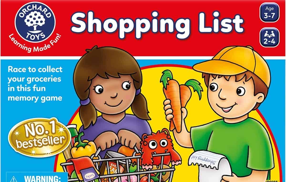 Shopping List Memory Game