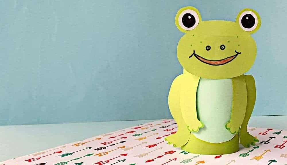 Frog Toilet Paper Roll Craft