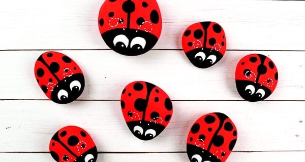 Ladybug Rock Pets