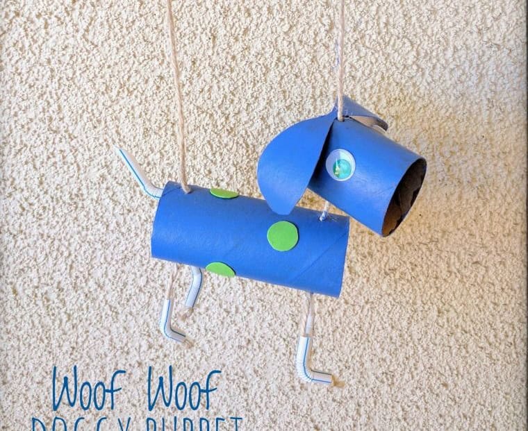 Doggy Toilet Tube Puppet