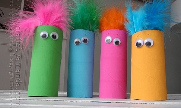 Cardboard Tube Featherheads