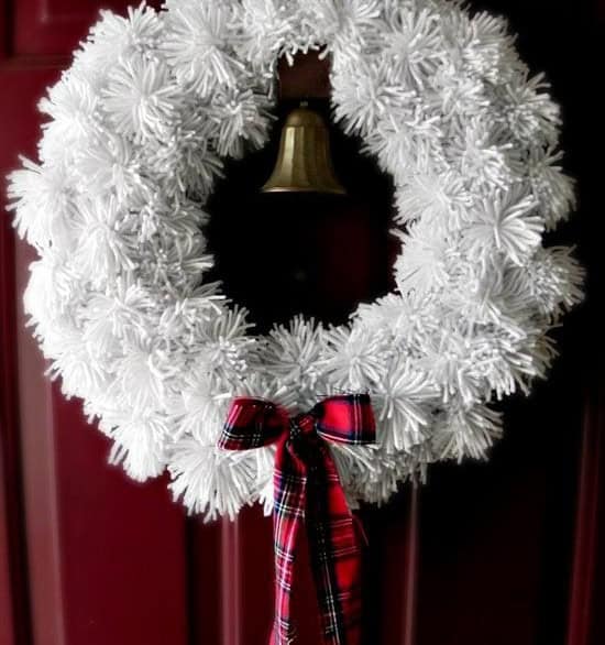 Pom Pom Wreath