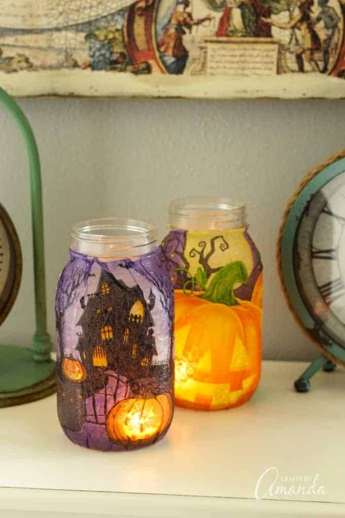 FALL NAPKIN LUMINARIES