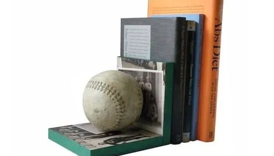 DIY Baseball Bookends