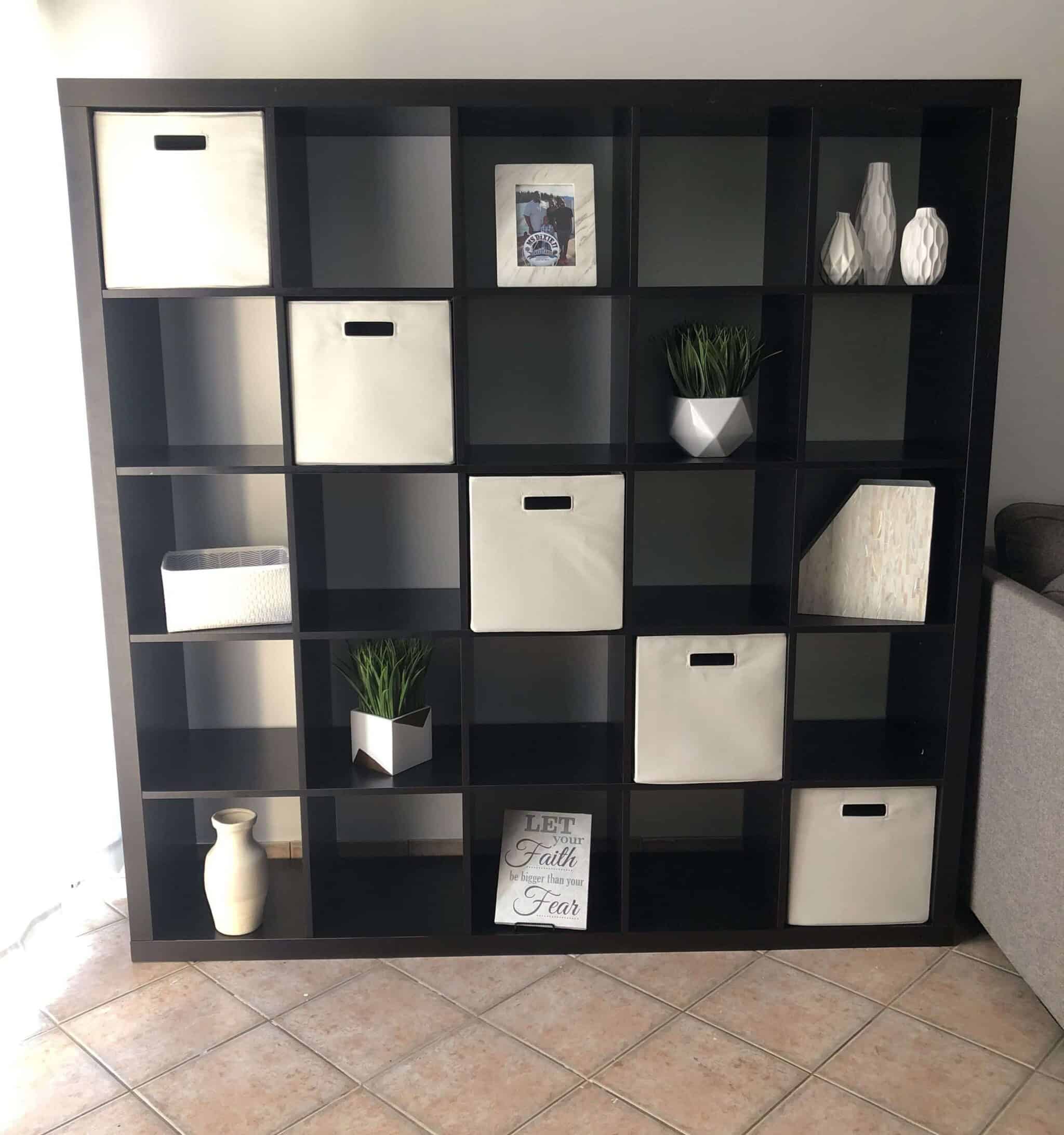 Black and White Storage Unit