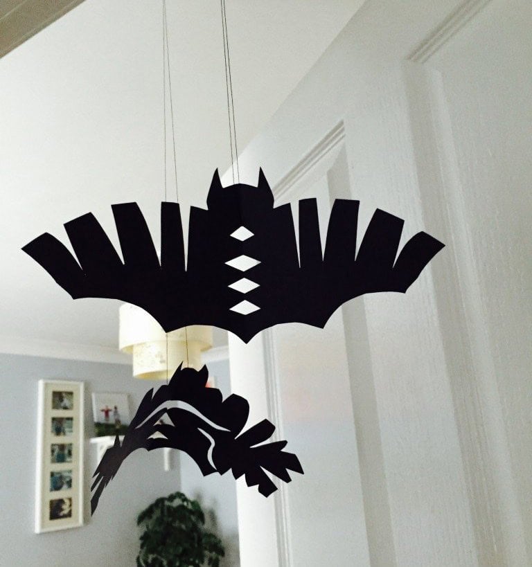 Hanging Paper Bats