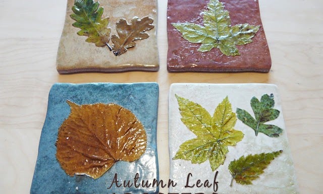 Fall Leaf Coasters