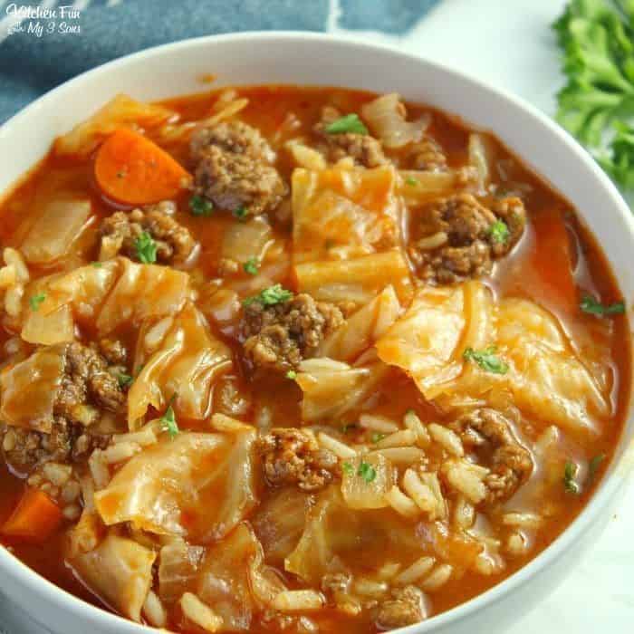 CABBAGE ROLL SOUP