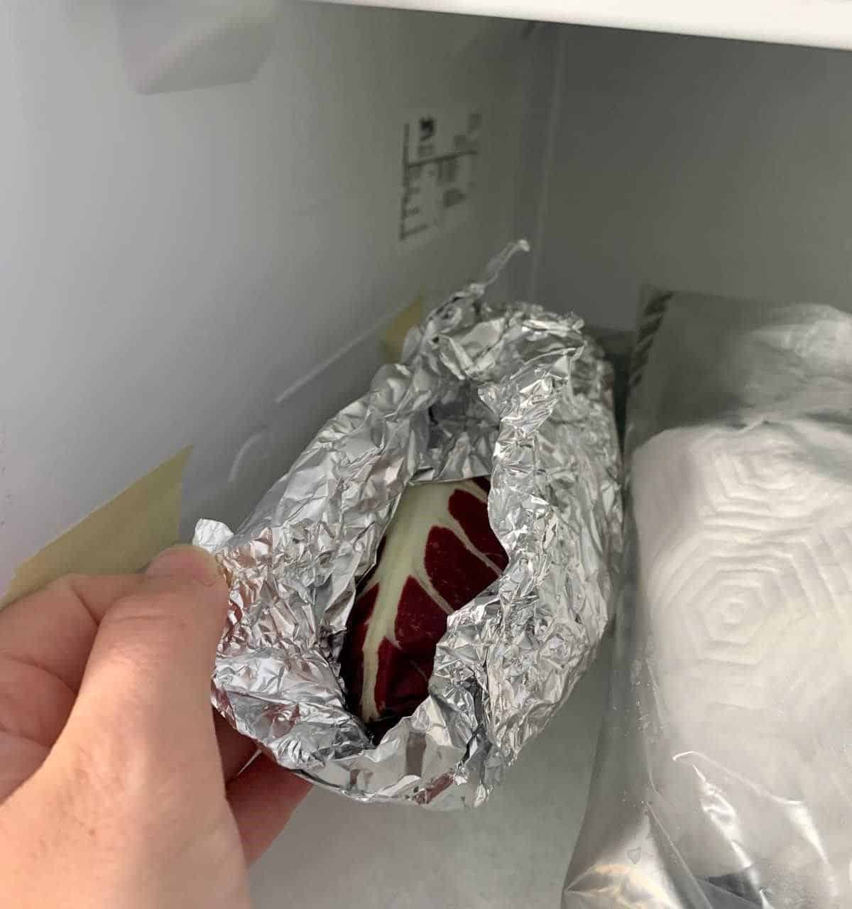 Wrap Radicchio in Foil