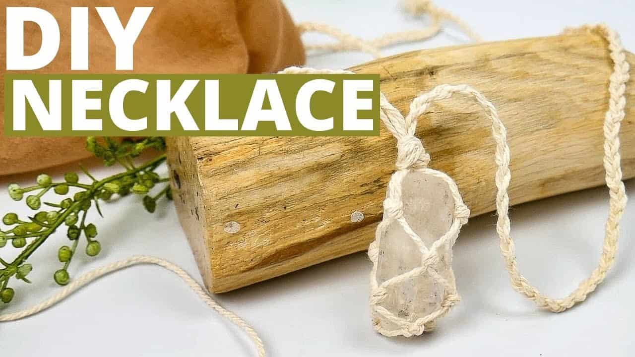 Watch: DIY Stone Necklace